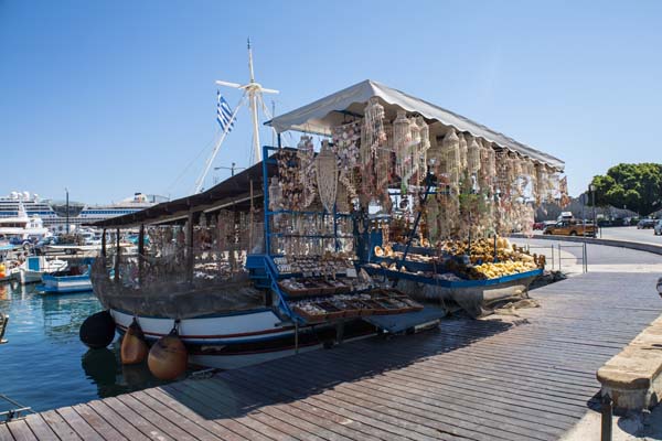 Rhodos Kolona Hafen
