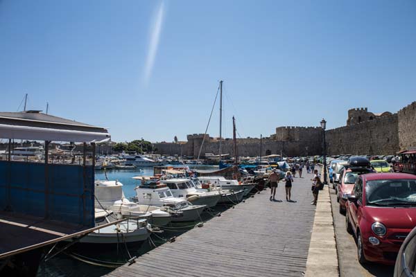 Rhodos Kolona Hafen