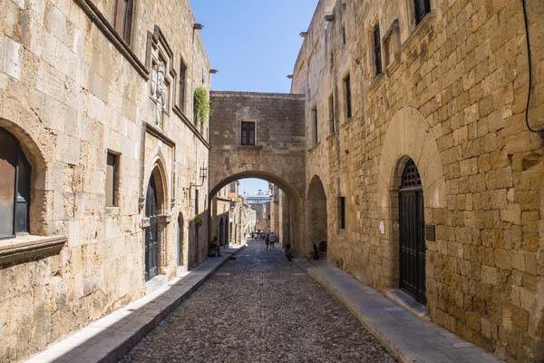Rhodos Rittergasse Odos Ippoton