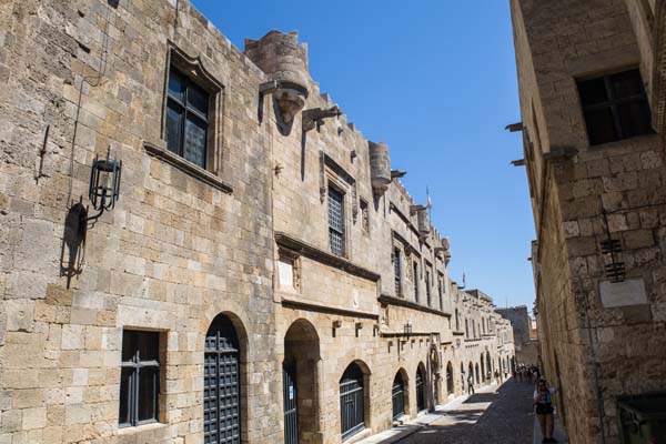 Rhodos Rittergasse Odos Ippoton