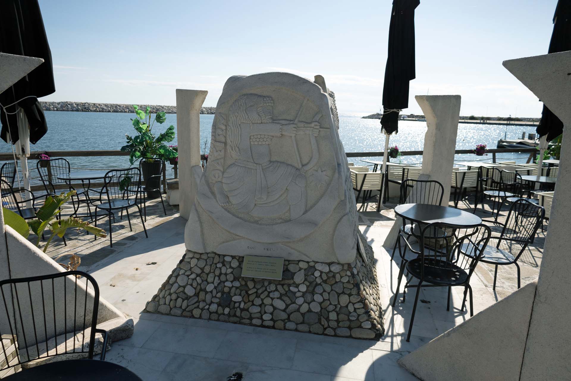 Limenaria Skulptur Thessalische M&uuml;nze