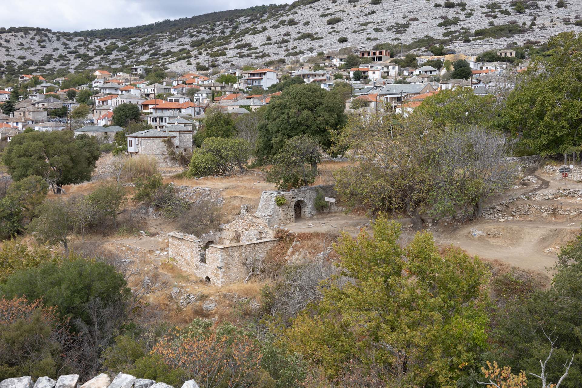 Theologos Getreidem&uuml;hle Ruine