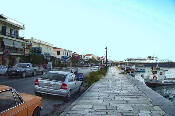 Zakynthos Hafenpromenade